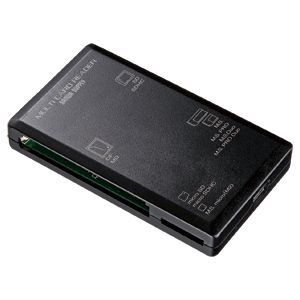 サンワサプライ USB2.0 カードリーダー ブラック ADR-ML1BK