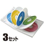 サンワサプライ DVDトールケース(8枚収納) ホワイト DVD-W8-03WH