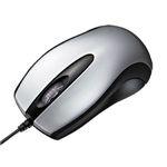 サンワサプライ 光学式スクロールマウス シルバー MA-113HUS
