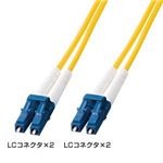 サンワサプライ 光ファイバケーブル 2m HKB-LCLC1-02L