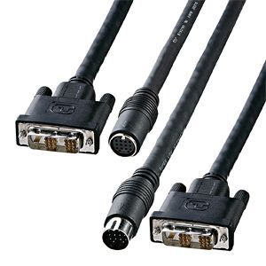 サンワサプライ DVI工事配線ケーブル(シングルリンク) 10m KC-DVI-K100
