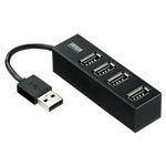 サンワサプライ 4ポートUSB2.0ハブ(ブラック) USB-HUB251BK