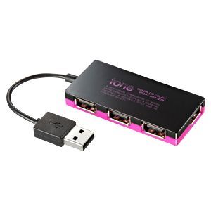 サンワサプライ 4ポートUSB2.0ハブ(ブラック) USB-HUB257BK1