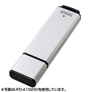 サンワサプライ USB2.0 メモリ 8GB シルバー UFD-A8G2SVK