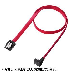 サンワサプライ 上L型シリアルATA3ケーブル 0.3m TK-SATA3-03UL