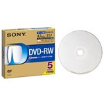 ソニー データ用書換型 DVD-RW 4.7GB(2倍速対応/ホワイトプリンタブル)5枚パック 5DMW47HPS