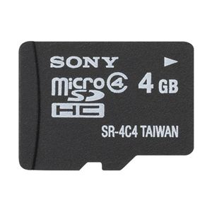 ソニー microSDHCメモリーカード 4GB Class4 SR-4A4