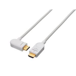 ソニー イーサネット対応スイングタイプ HIGH SPEED HDMIケーブル HE10V 1.0m ホワイト DLC-HE10V/W