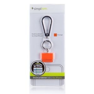 トリニティ Dockコネクター用カラビナストラップ(オレンジ)(DockCarabiner Neo Orange) TR-DCIN-OR