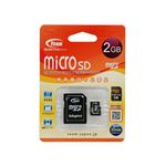 Team MicroSDカード 2GB(アダプター付) TG002G0MC1XA