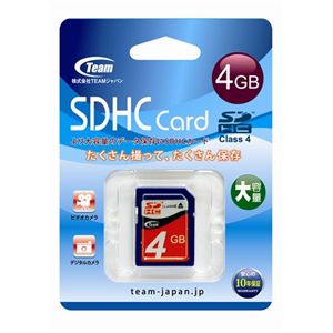 Team SDHCカード 4GB Class4 TG004G0SD24X