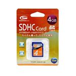 Team SDHCカード 4GB Class6 TG004G0SD26A