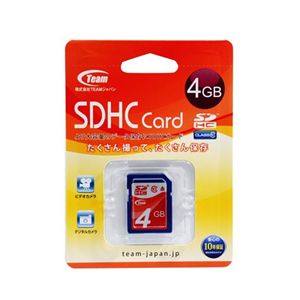 Team SDHCカード 4GB Class10 TG004G0SD28X