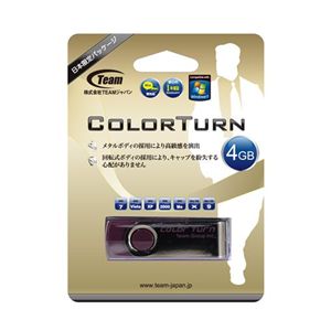 Team ColorTurn USBドライブ 4GB TG004GE902VX