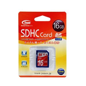 Team SDHCカード 16GB Class10 TG016G0SD28X