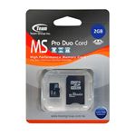 Team Microsd Ms Pro Duo変換 class6 2GB TG002G3MSAXT