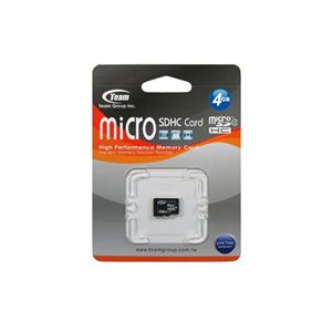 Team Microsd SDHC class4 4GB TG004G0MC24T-1