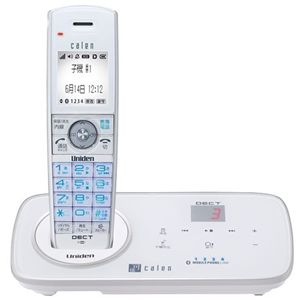 ユニデン DECT方式デジタルコードレス留守番電話機 子機1台タイプ (ホワイト) DECT3280(W)