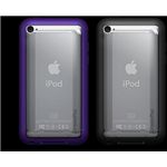 XtremeMac iPod touch G4ケース Microshield Accent (パープル) IPT-MA4-33