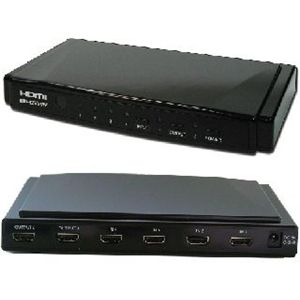 ランサーリンク 3D対応4入力2出力HDMI切替器 HD-42V3SW