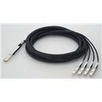 アライドテレシス AT-QSFP-4SFP10G-5CU [QSFP-4SFP ブレークアウトダイレクトアタッチケーブル 5m] 1040R