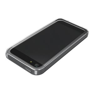 BUFFALO iPhone 5専用 ソフトバンパー 液晶保護フィルム付 クリア BSIP12PCTBCR