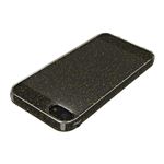 BUFFALO iPhone 5専用 ラメソフトケース 液晶保護フィルム ブラック BSIP12PCT2BK