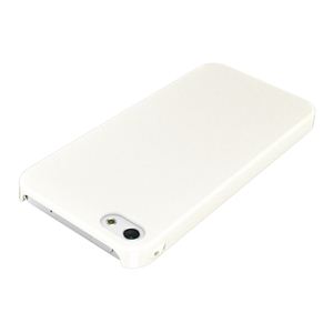 BUFFALO iPhone 5専用 パールハードケース 液晶保護フィルム付 ホワイト BSIP12PCHPWH