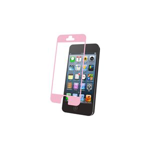 BUFFALO iPhone 5専用 液晶保護フィルム イージーフィット/スムース/ラメ ピンク BSEFIP12LPK