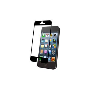 BUFFALO iPhone 5専用 液晶保護フィルム イージーフィット/光沢 ブラック BSEFGIP12BK