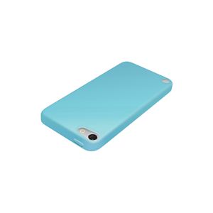 BUFFALO iPod touch(2012年)専用 光るシリコンケース 選べる液晶保護フィルム2枚付 ブルー BSIP12TCSLBL