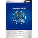 【訳あり・在庫処分】日本通信 bモバイル 3G・4G 1GB定額 有効期間30日<標準SIM> BM-FRML-1GB