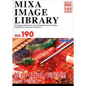 マイザ MIXA IMAGE LIBRARY Vol.190 焼肉・BBQ・肉料理 XAMIL3190