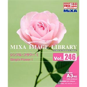 マイザ MIXA IMAGE LIBRARY Vol.246 シンプル・フラワー1 XAMIL3246