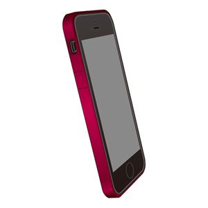 パワーサポート フラットバンパーセット for iPhone5(メタリックレッド) PJK-64