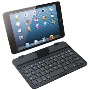 マグレックス Bluetoothキーボード アルミケース for iPad mini MK7000-BK