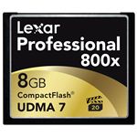 レキサー・メディア Professional 800倍速シリーズ コンパクトフラッシュ 8GB LCF8GBCTBJP800