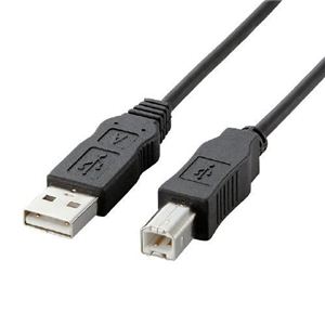 エレコム EU ABタイプ/RoHS指令準拠USBケーブル ABタイプ/0.5m(ブラック) USB2-ECO05