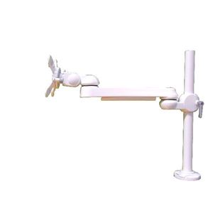 モダンソリッド 水平多関節アーム(クランプ取付)ホワイトモデル LA-51SC-2Q-WH LA-51SC-2Q-WH
