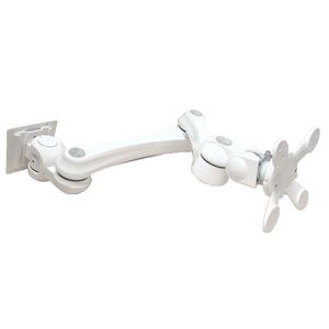 モダンソリッド 水平多関節アーム(壁面取付タイプ)ホワイトモデル LA-55-1Q-WH LA-55-1Q-WH