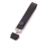 トリニティ Dockコネクター用レザーストラップ(ブラック)[Leather Dock Strap for iPhone Black] TR-LSIP-BK