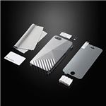 トリニティ iPhone用フローティングパターンカバーセット(ミラーストライプ)[Floating Pattern Cover Set for iPhone 2012 Mirror Stripe] TR-PCIP12-MS