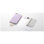 トリニティ iPhone用ファブリックカバーセット(フラフィパープル)[Fabric Cover Set for iPhone 2012 Fluffy Purple] TR-FCIP12-FP