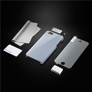 トリニティ iPhone用 瞬間傷修復カバーセット(ミルキーホワイト)[FlashRevive Cover Set for iPhone 2012 Milky White] TR-FRIP12-MW