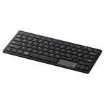 BUFFALO Bluetooth 3.0対応 コンパクトキーボード タッチパッド搭載モデル ブラック BSKBB23BK