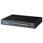 バッファロー レイヤー2 IEEE 802.3at規格(PoE+)対応 インテリジェントGigaスイッチ 16ポート BS-POE-G2116M