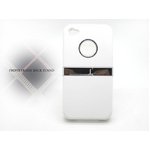 iPhone4S/4★フロントフレームバックスタンド付ケース ホワイト