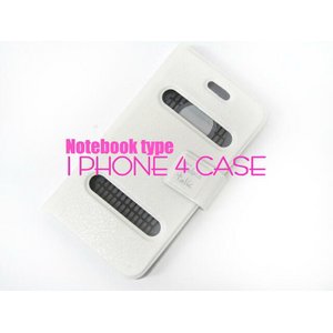 iPhone4S/4★2WINDOW PU FLIPフルケースカバー★