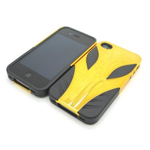 iPhone4S/4★メタリックWケース★