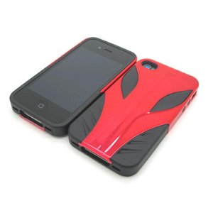 iPhone4S/4★メタリックWケース★